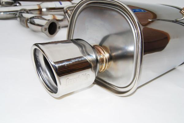 Invidia 08-09 WRX Sedan Q300 Dual Stainless Steel Tip Cat-back Exhaust - performance upgrades by DTX Performance