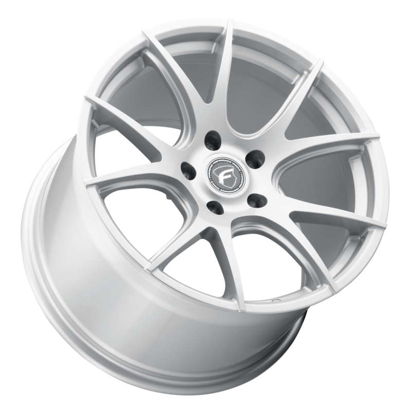 Forgestar CF5V 18x9.5 / 5x112 / ET35 / 66.56 HB - Gloss Silver - Non-BL Wheel