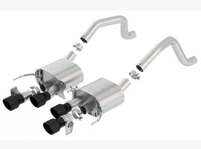 Borla 2015+ Chevy Corvette C7 Z06 6.2L Axle Back ATAK Exhaust Black Quad Tips, high performance car parts, DTX Performance
