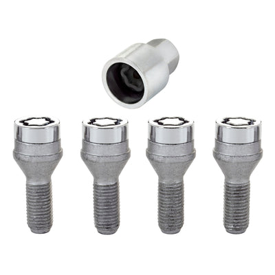 McGard Wheel Lock Bolt Set - 4pk. Chrome