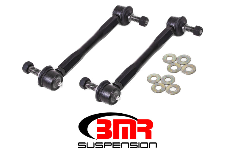 BMR 16-17 6th Gen Camaro Front Sway Bar End Link Kit - Black - DTX Performance