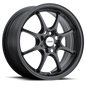 Konig Helium 15x6.5 4x100 ET40 Flat Black wheel for high performance car tuning, available at DTX Performance.