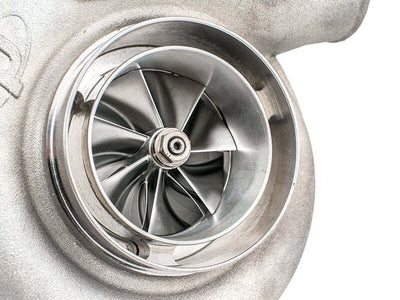 Forced Performance Subaru STi/WRX Black Turbocharger 84mm CH10CM Turbine Hsg Internal WG w/Oil Line - DTX Performance Car Parts
