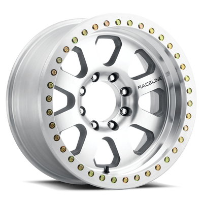 Raceline RT260M Avenger 17x9in / 8x170 BP / -12mm Offset / 130.81mm Bore - Machined Beadlock Wheel, performance car parts.