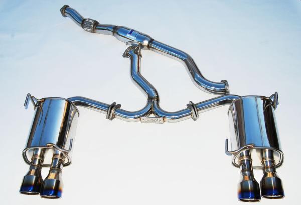Invidia 11+ STI/WRX Sedan Only 76mm Q300 Titanium Tip Cat-back Exhaust, performance car parts by DTX Performance from veteran owned shop