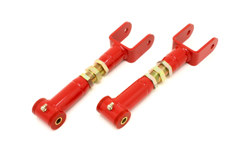 BMR 78-87 G-Body Upper Control Arms On-Car Adj. (Polyurethane) - Red - DTX Performance