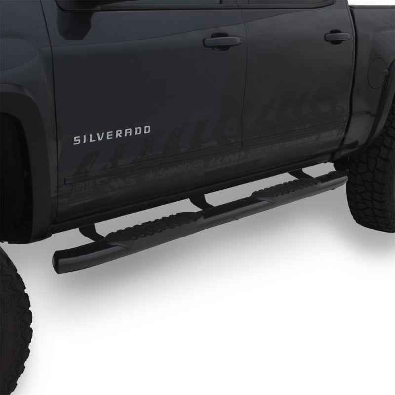 Lund 2019 Chevrolet Silverado 1500 Crew Cab 5in Oval Curved Steel Nerf Bars - Black, performance car parts, DTX Performance shop