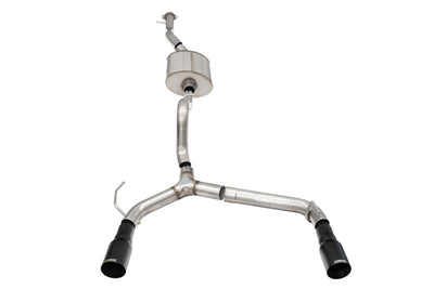 Corsa 21-25 Ford Bronco 2.7L 4-Door 2.75in Cat-Back Dual Rear Exhaust w/ 4in Straight-Cut Black Tips - performance car parts