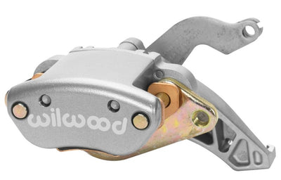 Wilwood Caliper-MC4 Mechanical-L/H - Silver No Logo 1.19in Piston .81in Disc, high performance brakes - DTX Performance