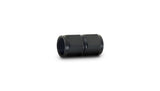 Vibrant Fitting Straight Coupler Union Adapter Female -10 AN to Female -12 AN Aluminum Black Anodize