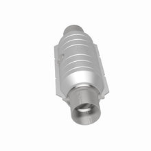 Load image into Gallery viewer, MagnaFlow Conv Univ 2in Inlet/Outlet Center/Center Round 11in Body L x 5.125in W x 15in Overall L performance upgrade