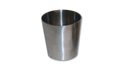 Vibrant 2in x 2.5in T304 SS Straight Reducer for performance car parts, exhaust systems, by DTX Performance veteran owned shop.