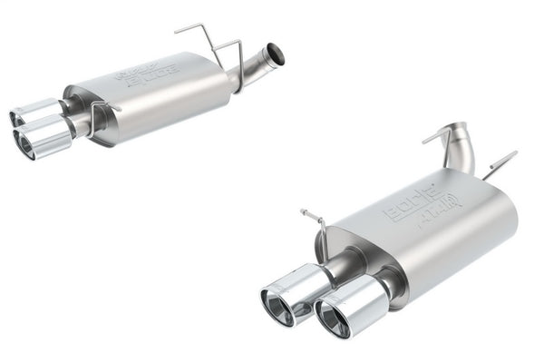 Borla 13-14 Mustang Shelby GT500 GT 5.8L V8 RWD Dual Split Rear Exit ATAK Exhaust Rear Section Only, high performance exhaust system