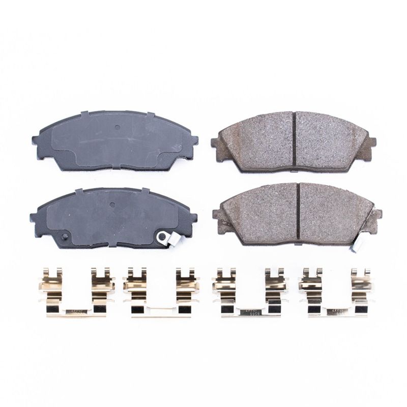 Power Stop 90-91 Honda Civic Front Z17 Evolution Ceramic Brake Pads w/Hardware - DTX Performance