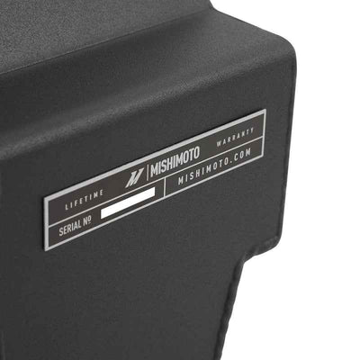 Mishimoto 11-19 Ford 6.7L Powerstroke Aluminum Degas Tank - Micro-Wrinkle Black, performance car parts, DTX Performance