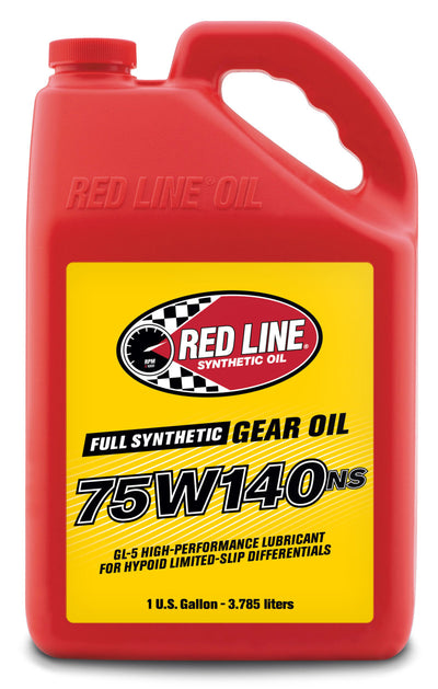 Red Line 75W140NS Gear Oil - Gallon, performance car parts, DTX Performance, aftermarket performance parts, high performance auto parts