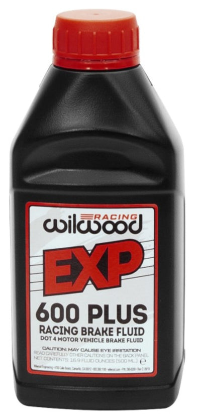 Wilwood EXP 600 Plus Racing Brake Fluid - 500 Ml Bottle (ea), high performance auto parts at veteran owned DTX Performance shop