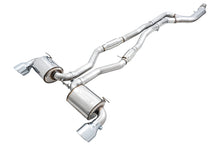 Load image into Gallery viewer, AWE 2020 Toyota Supra A90 Resonated Touring Edition Exhaust - 5in Chrome Silver Tips - DTX Performance