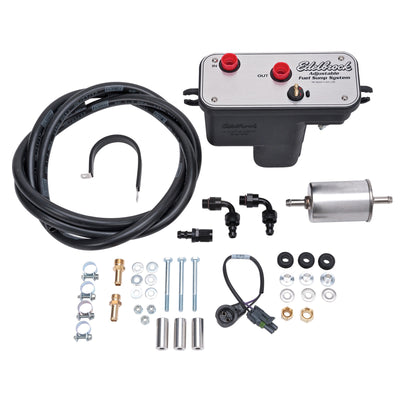 Edelbrock Fuel System Universal Fuel Sump Module Adjustable 255 LPH for performance car parts and high performance auto parts.