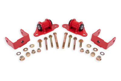 BMR 14-19 Chevrolet Corvette Transmission/Differential Mount - Red, high performance auto parts, veteran owned performance shop
