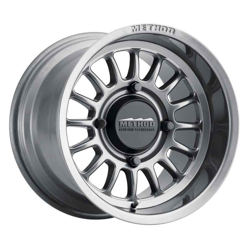 Method MR411 Bead Grip 15x7 Gloss Titanium Wheel