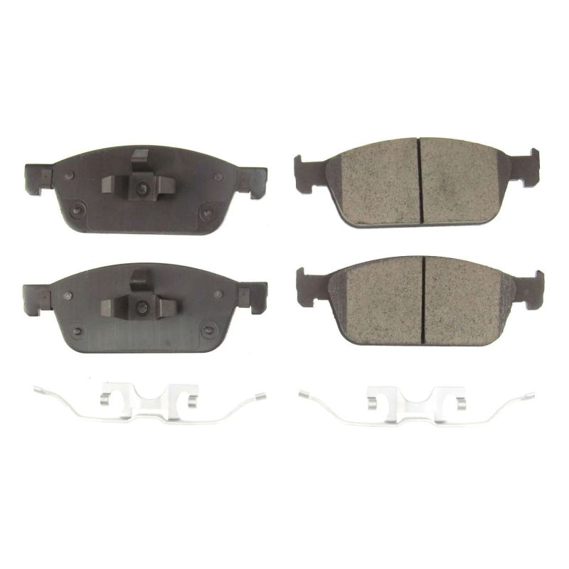 Power Stop 17-19 Ford Escape Front Z17 Evolution Ceramic Brake Pads w/Hardware - DTX Performance