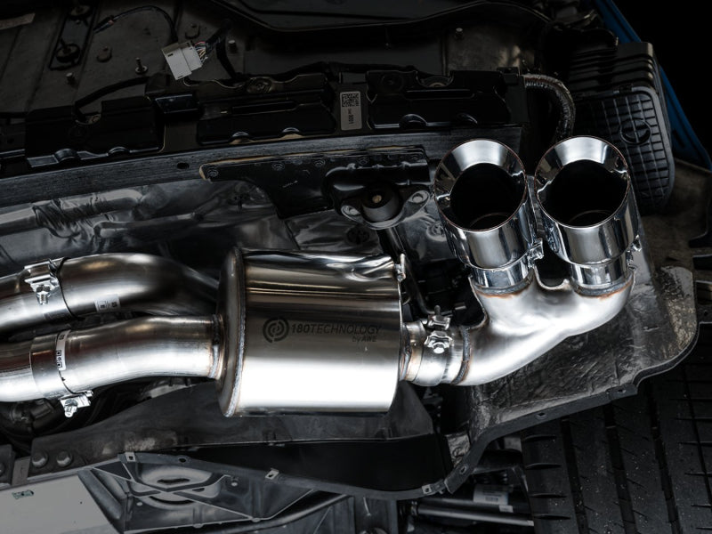 AWE Tuning 2020 Chevrolet Corvette (C8) Touring Edition Exhaust - Quad Chrome Silver Tips - DTX Performance