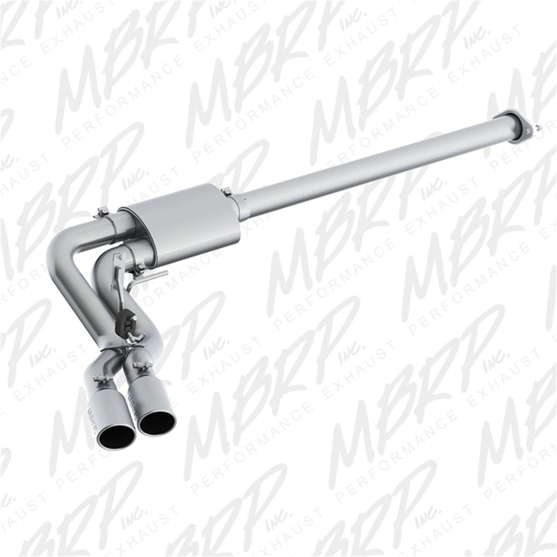 MBRP 15-16 Ford F-150 2.7L/3.5L/5.0L 3in Cat Back Single Side Pre-Axle Dual Exit T409 for performance car parts