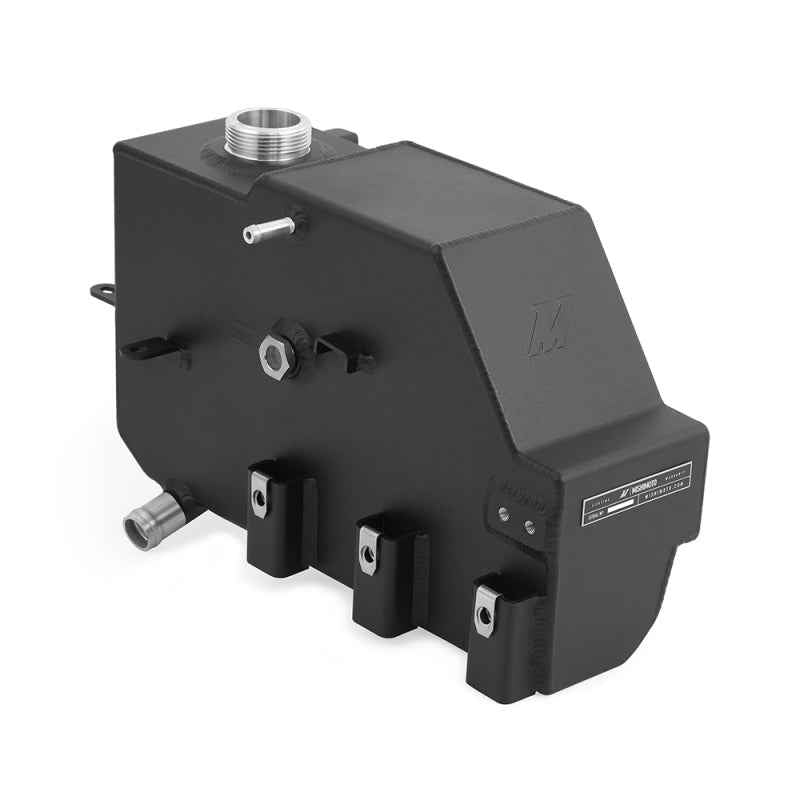 Mishimoto 11-19 Ford 6.7L Powerstroke Aluminum Degas Tank - Micro-Wrinkle Black, performance car parts, DTX Performance