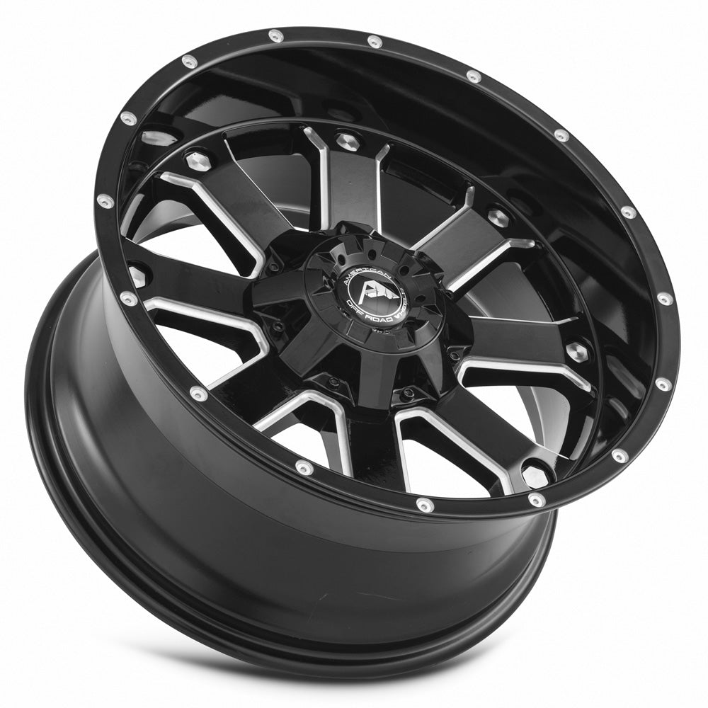 American Off-Road A108 5x120 - 5x150 6x120 - 6x139.7 20x10 A10820A0xxx-24BMI - DTX Performance