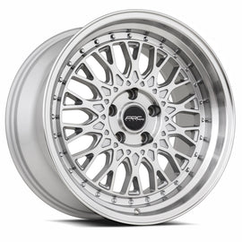 Vors AR1 18x9.5 Silver Machine Face Lip Chrome Rivet Wheel