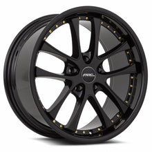 Load image into Gallery viewer, Vors AR5 18x8.5 All Black Gold Rivet Wheel