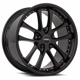 Vors AR5 18x8.5 All Black Gold Rivet Wheel
