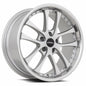 Vors AR5 18x8.5 Silver Machine Face Lip Chrome Rivet Wheel