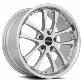 Vors AR5 18x8.5 Silver Machine Face Lip Chrome Rivet Wheel
