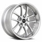 Vors AR5 18x9.5 Silver Machine Face Lip Chrome Rivet Wheel