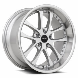 Vors AR5 18x9.5 Silver Machine Face Lip Chrome Rivet Wheel
