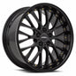 Vors AR6 18x8 All Black Gold Rivet Wheel