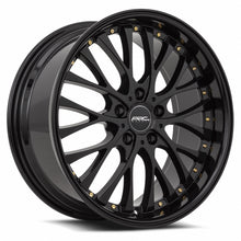 Load image into Gallery viewer, Vors AR6 18x8 All Black Gold Rivet Wheel