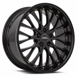 Vors AR6 18x8 All Black Gold Rivet Wheel