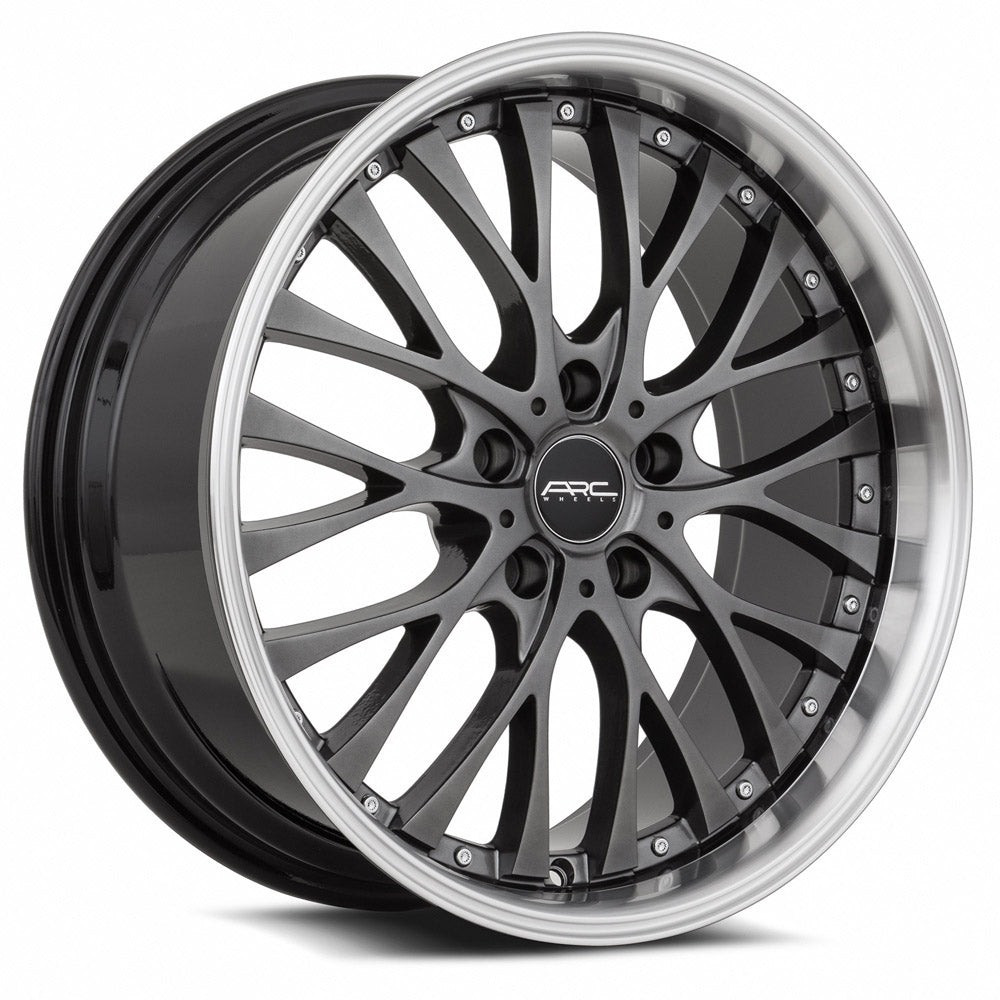 Vors AR6 18x8 Hyper Black Machine Lip Wheel