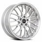 Vors AR6 18x8 Silver Machine Face Lip Chrome Rivet Wheel