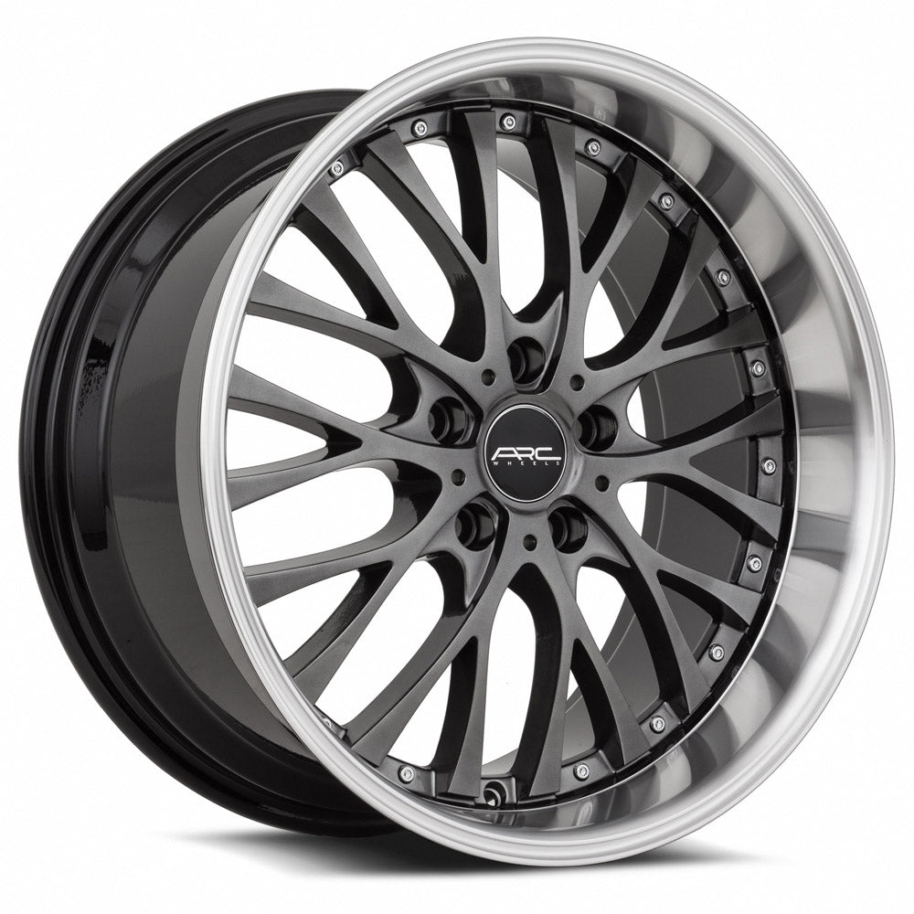 Vors AR6 18x9 Hyper Black Machine Lip Wheel