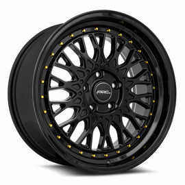 Vors AR1 18x8.5 All Black Gold Rivet Wheel