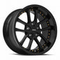 Vors AR5 17x9 All Black Gold Rivet Wheel