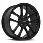 Vors AR5 19x8.5 All Black Gold Rivet Wheel