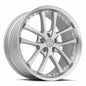 Vors AR5 19x8.5 Silver Machine Face Lip Chrome Rivet Wheel