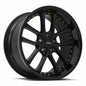 Vors AR5 19x9.5 All Black Gold Rivet Wheel