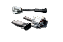 Load image into Gallery viewer, Set of 8 Denso (female) to GM/Delphi (male) injector plug adaptors (padpdtogm8)