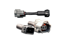 Load image into Gallery viewer, Set of 4 Denso (female) to Honda OBD2 (male) injector plug adaptors (padpdtoh4)